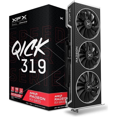 XFX RX 68XLALFD9 RX 6800 16GB 256Bit GDDR6 DP/HDMI PCI 4.0 Ekran Kartı